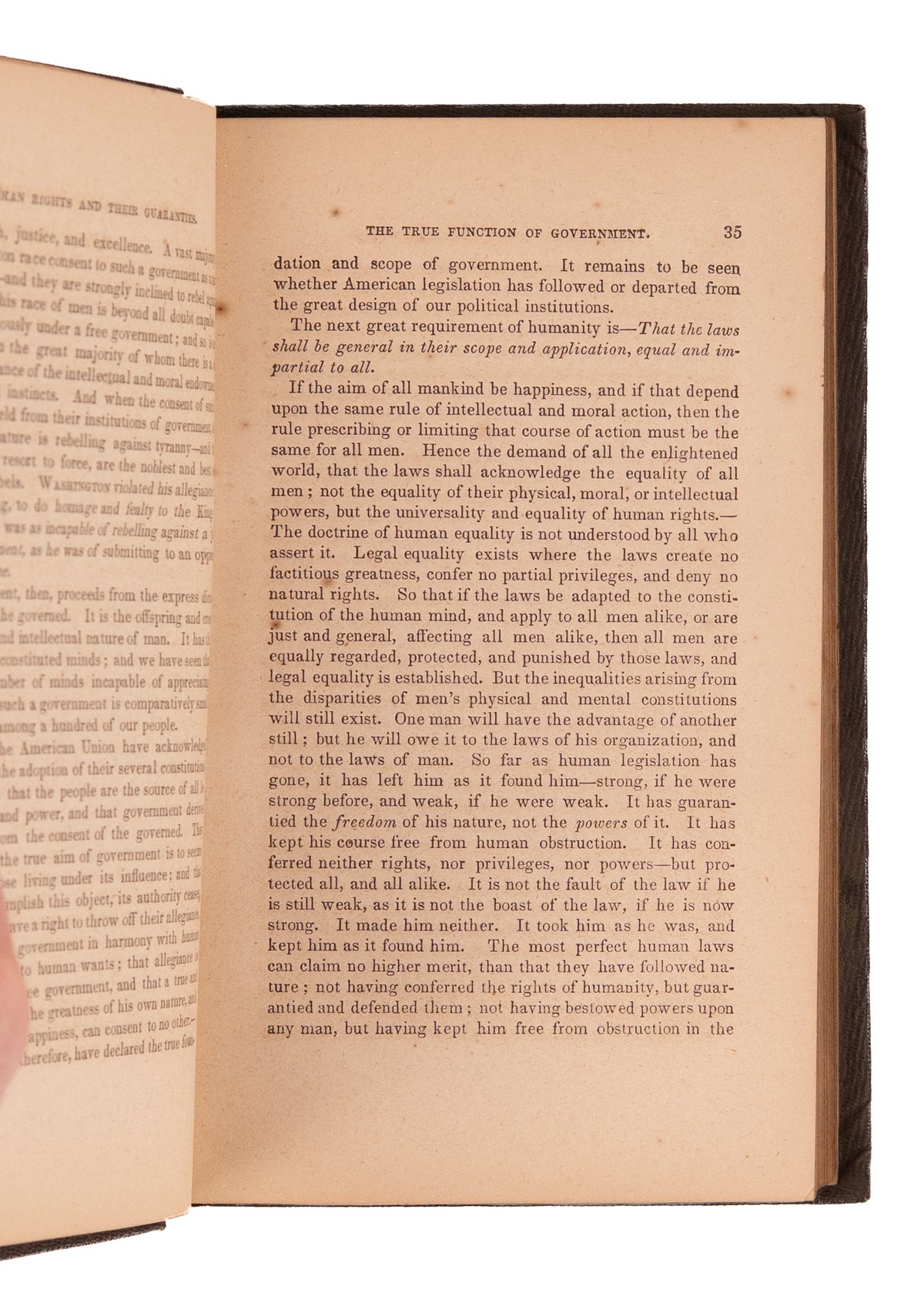 1852 E. P. HURLBUT ON HUMAN RIGHTS. Foundational Text for Women's Suffrage and Abolitionist Movements