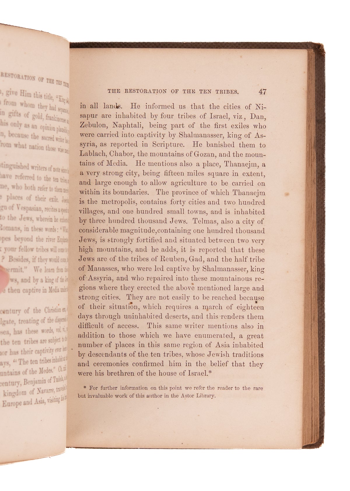 1859 UNFULFILLED PROPHECY. Rare Post-Millerite Apocalyptic Work Gifted to William Seward's Sister-in-Law