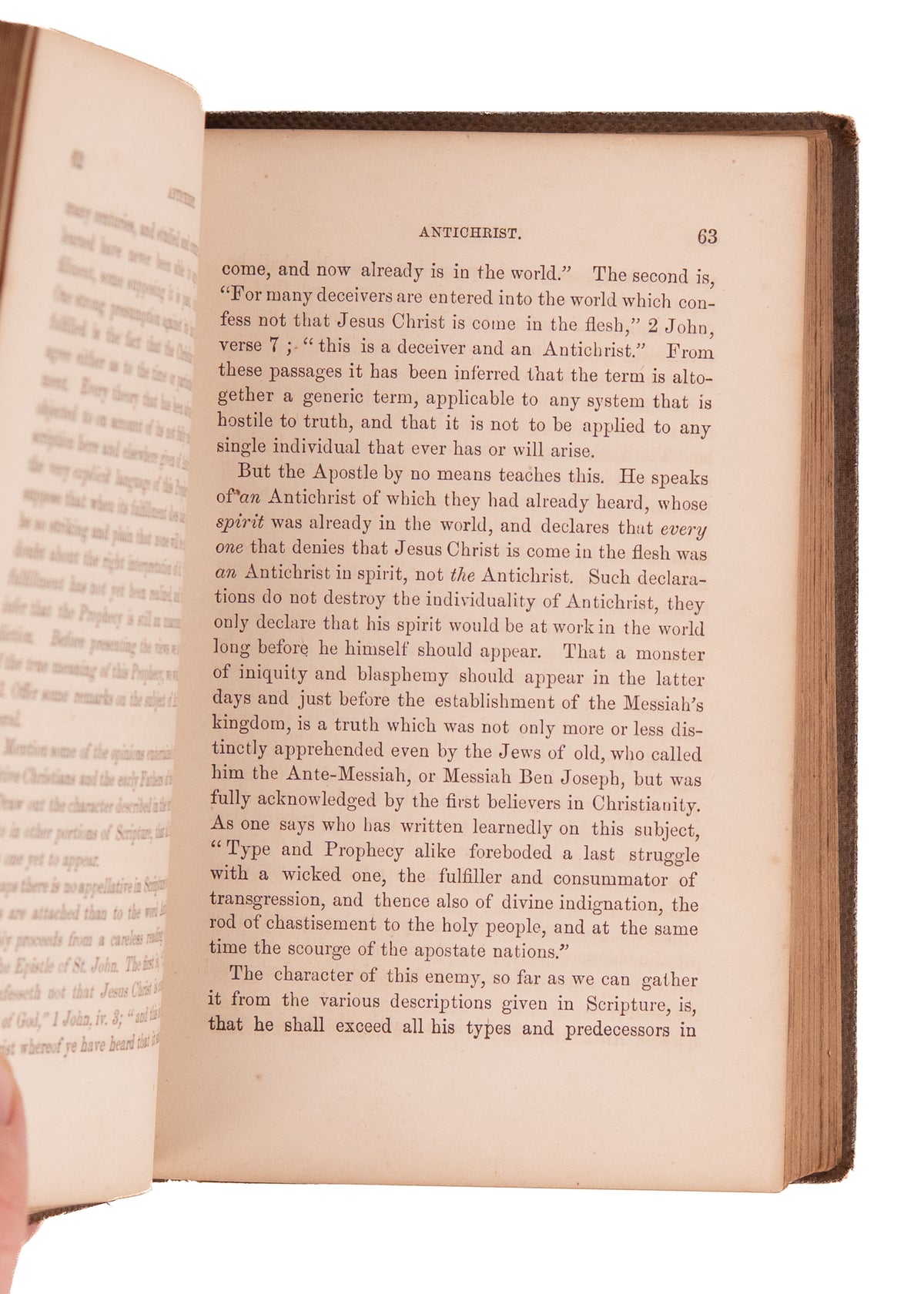 1859 UNFULFILLED PROPHECY. Rare Post-Millerite Apocalyptic Work Gifted to William Seward's Sister-in-Law