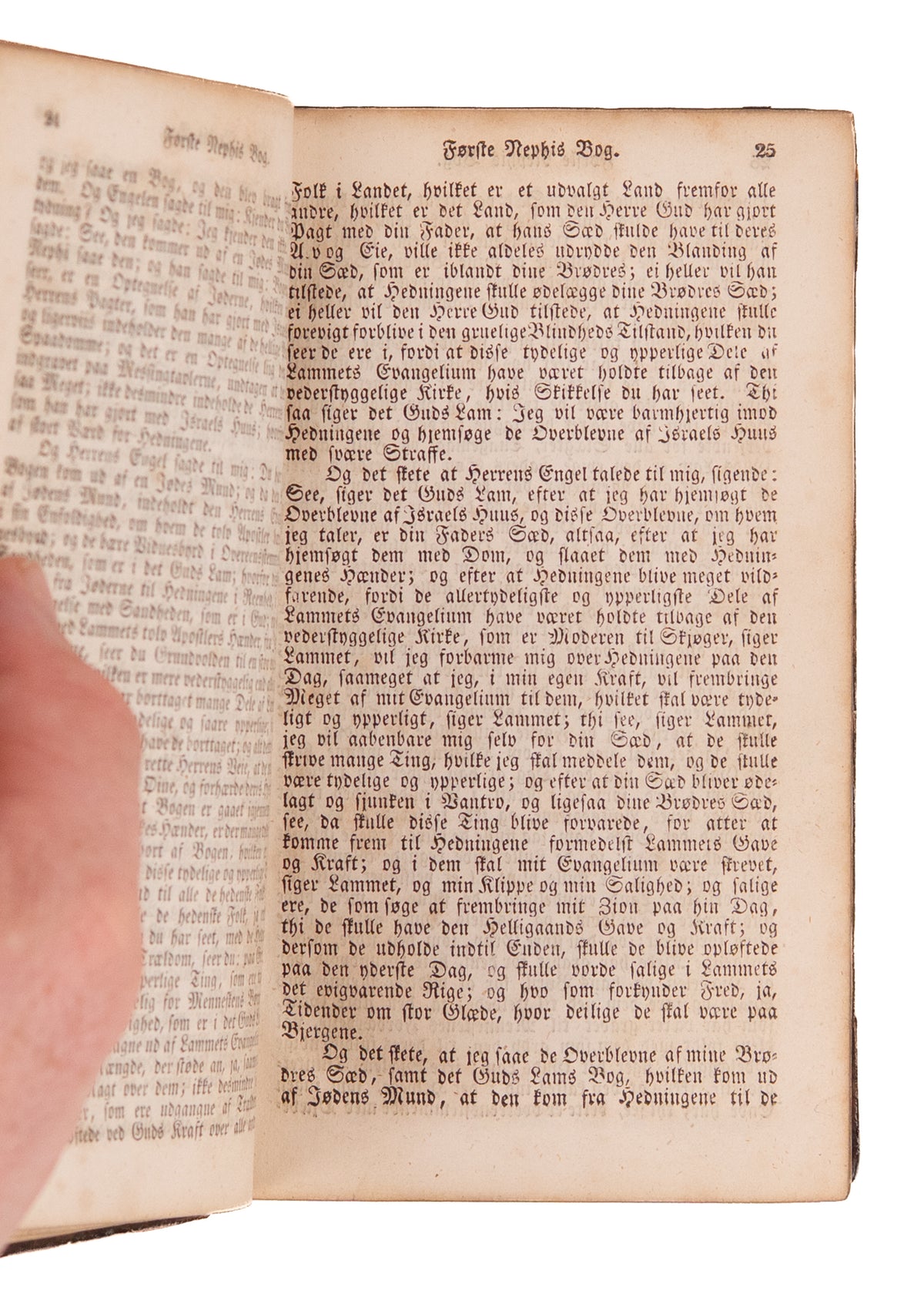 1851 MORMON - JOSEPH SMITH. First Ever Foreign Language Book of Mormon. Translated at Nauvoo.