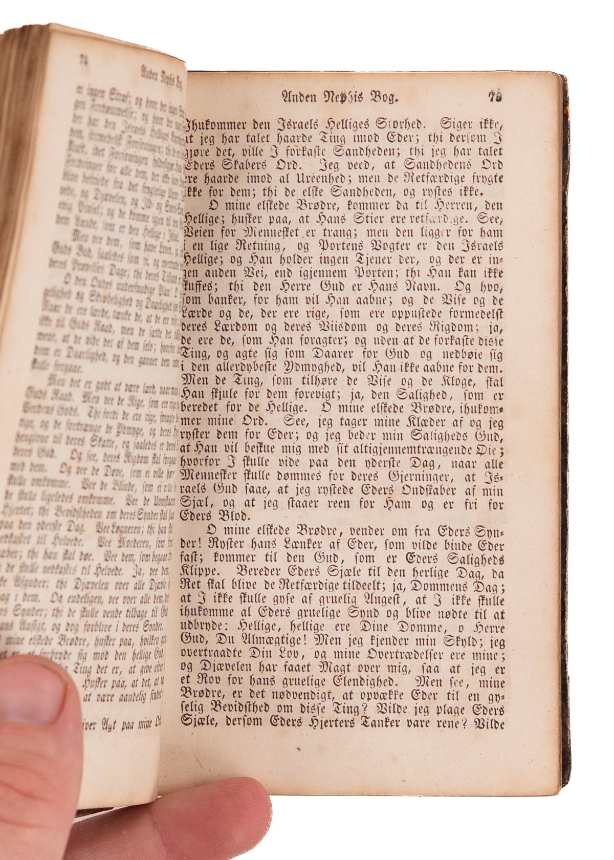1851 MORMON - JOSEPH SMITH. First Ever Foreign Language Book of Mormon. Translated at Nauvoo.