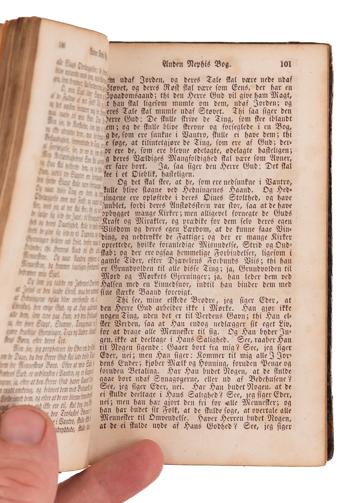 1851 MORMON - JOSEPH SMITH. First Ever Foreign Language Book of Mormon. Translated at Nauvoo.