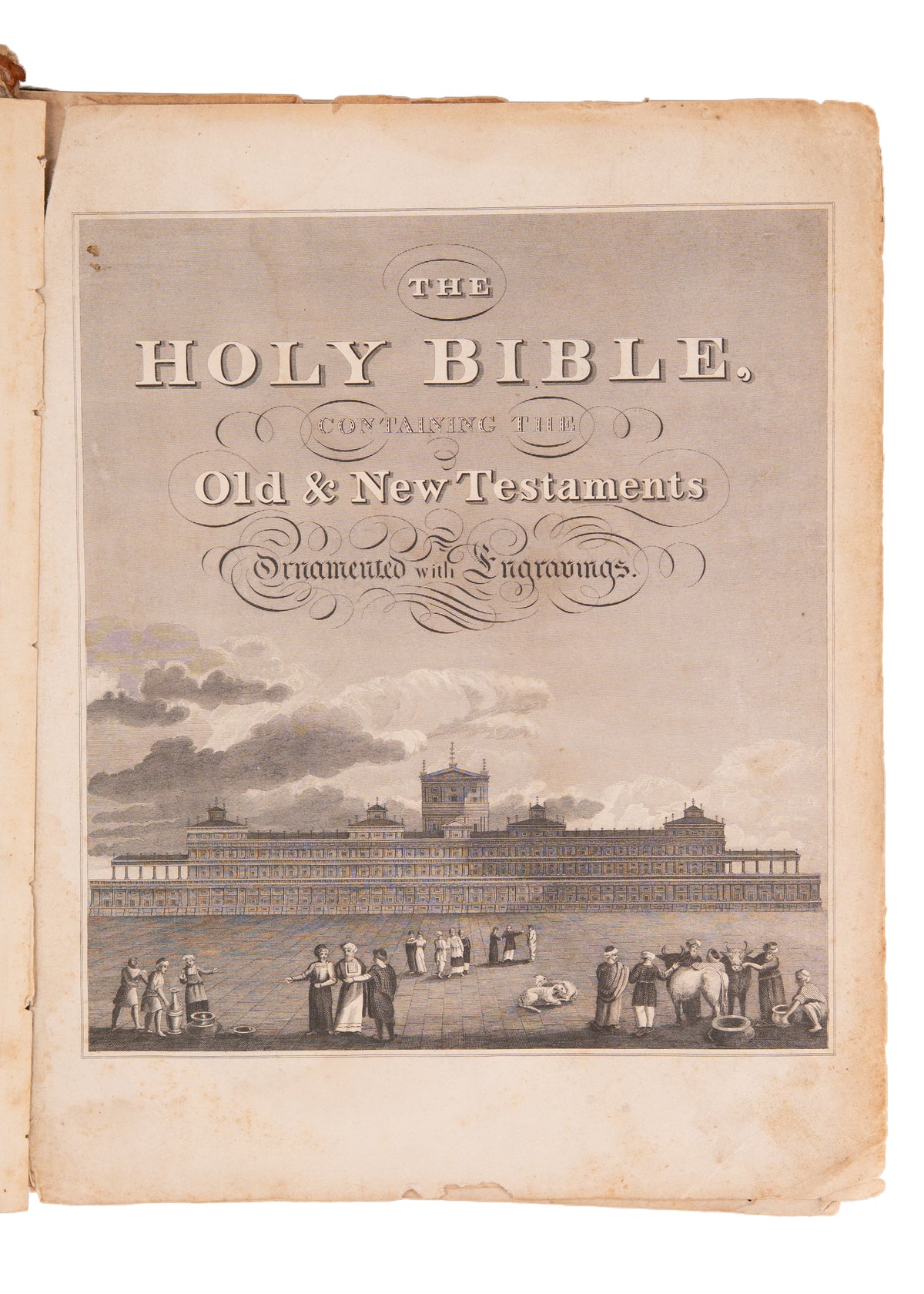 1848 VIRGINIA PLANTATION BIBLE. With Records of Enslaved Persons' Births Up through Emancipation Proclamation