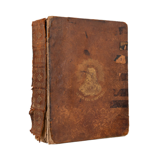 1848 VIRGINIA PLANTATION BIBLE. With Records of Enslaved Persons' Births Up through Emancipation Proclamation