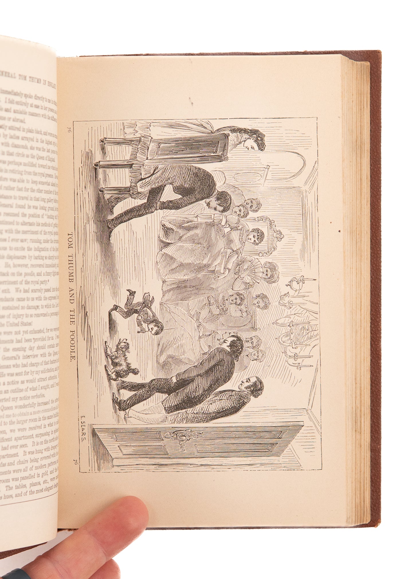 1888 P. T. BARNUM. Rare Signed, "Advance" Copy of his 1888 Autobiography.