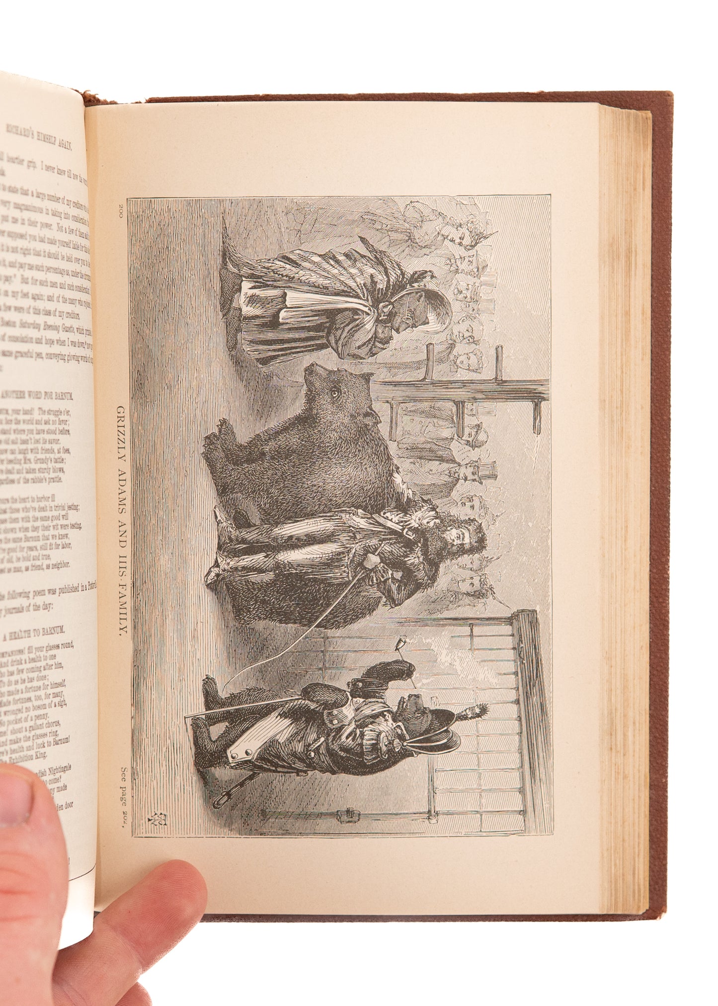 1888 P. T. BARNUM. Rare Signed, "Advance" Copy of his 1888 Autobiography.