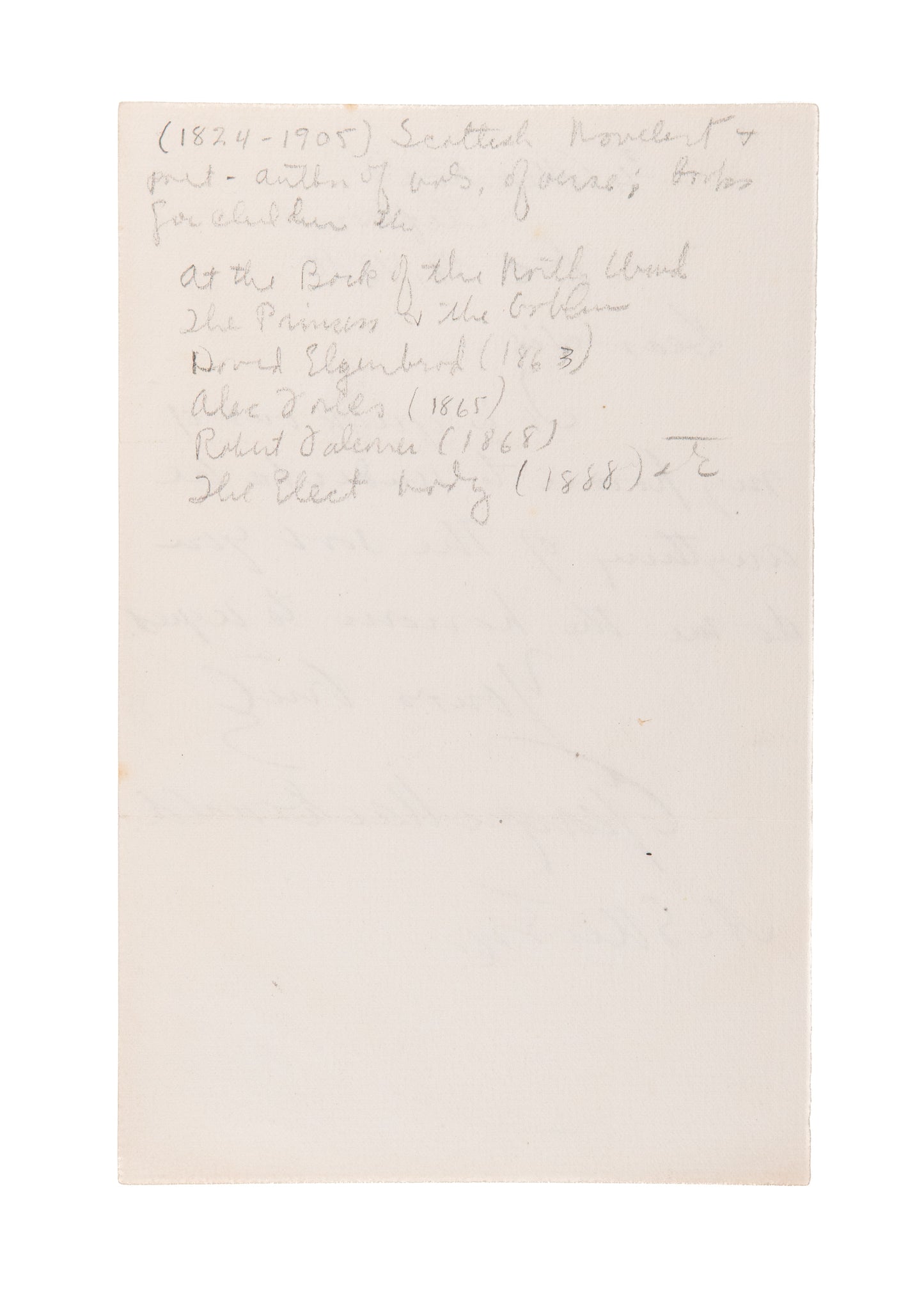 1880 GEORGE MACDONALD. Superb, One Page Framing Example Autograph Letter. C. S. Lewis "Mentor"