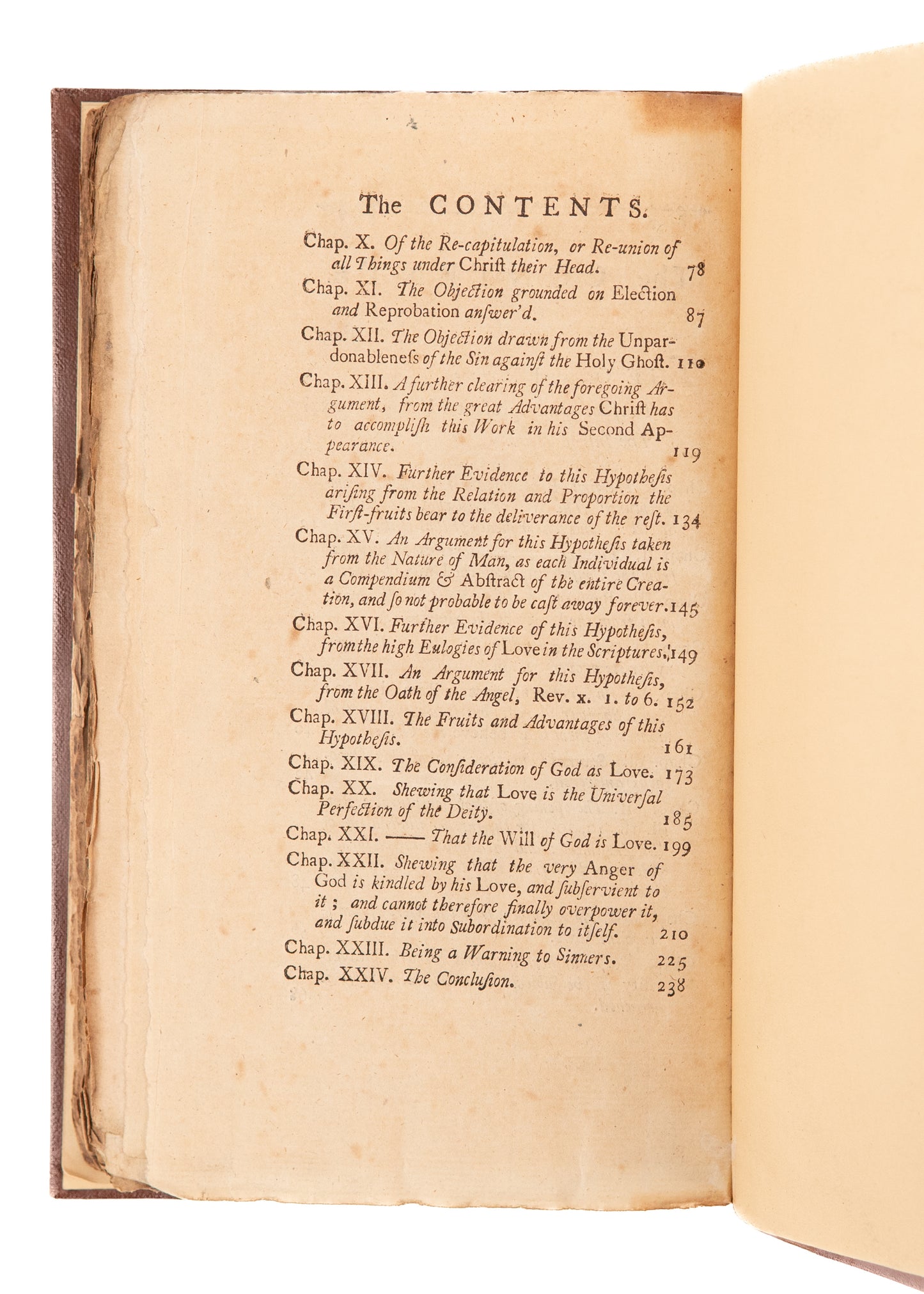 1779 JEREMIAH WHITE. The Restoration of All Things. Rare Puritan on "Ultimate Reconciliation" Work.