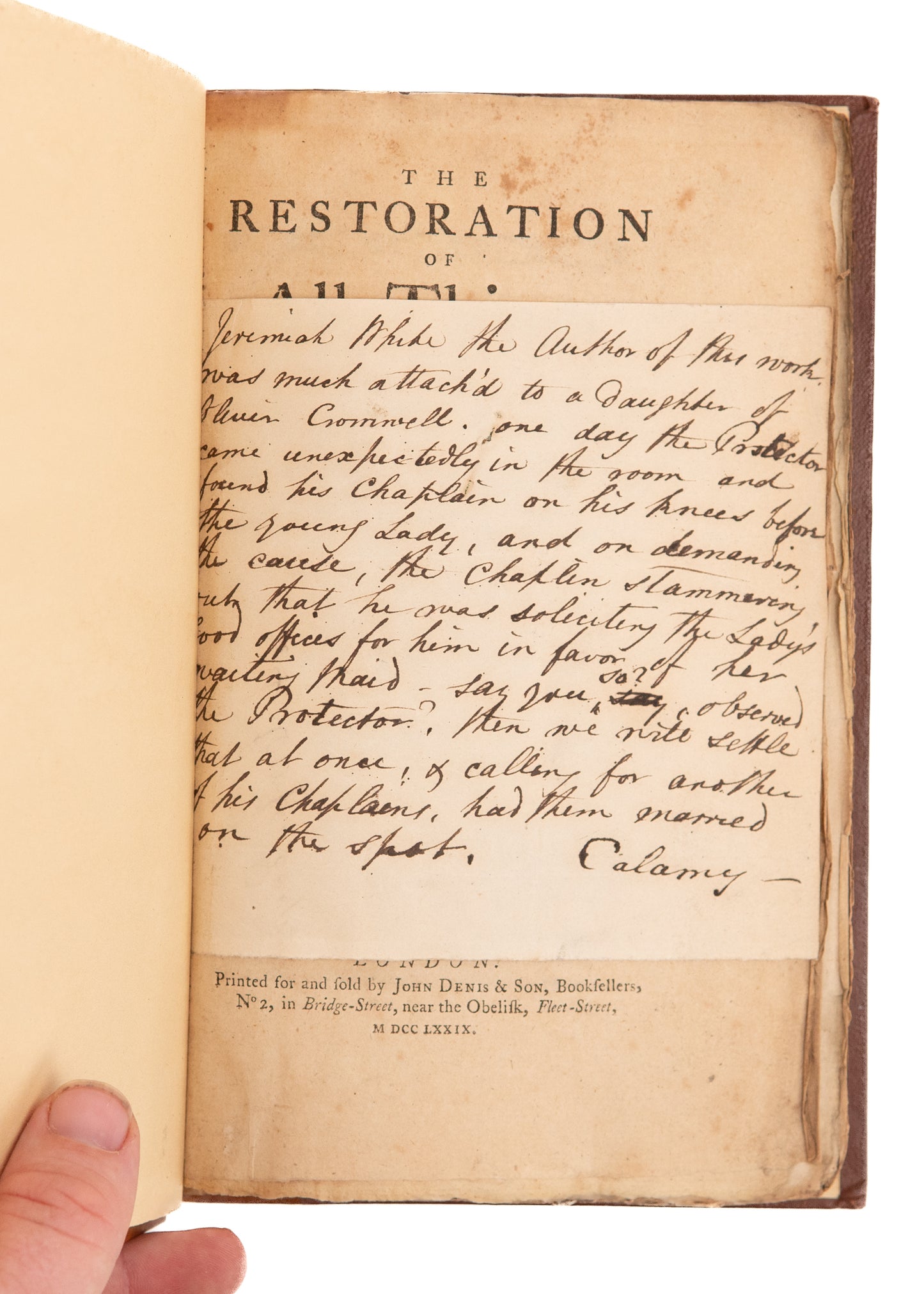 1779 JEREMIAH WHITE. The Restoration of All Things. Rare Puritan on "Ultimate Reconciliation" Work.