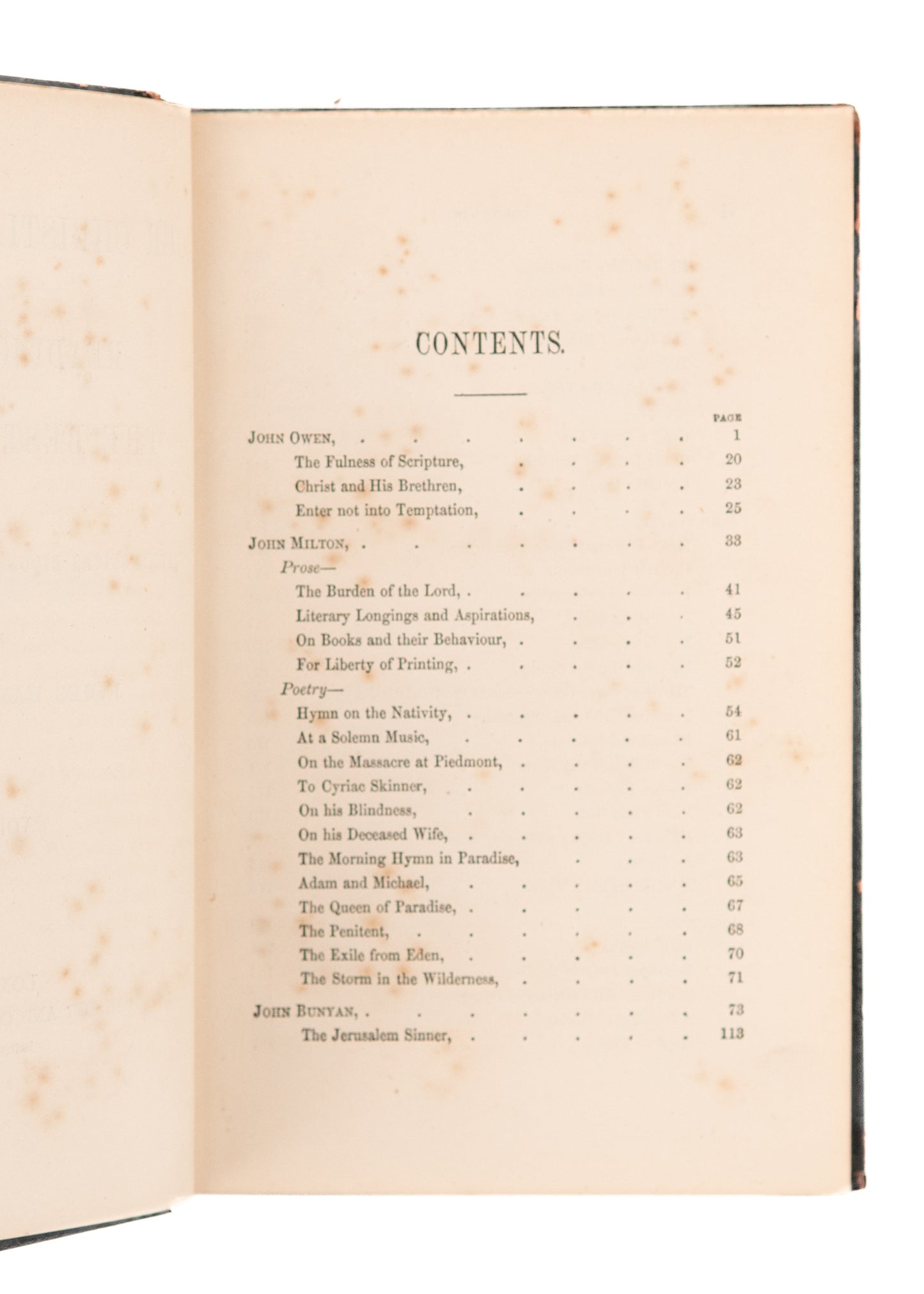 1866 JAMES HAMILTON. Our Christian Classics. Writing of Puritans, Reformers &c in Fine Leather.