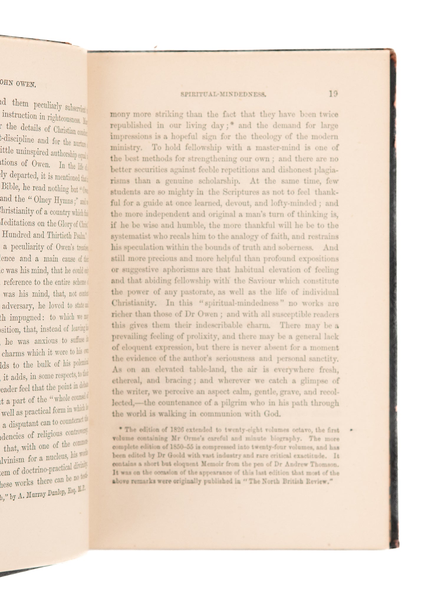 1866 JAMES HAMILTON. Our Christian Classics. Writing of Puritans, Reformers &c in Fine Leather.