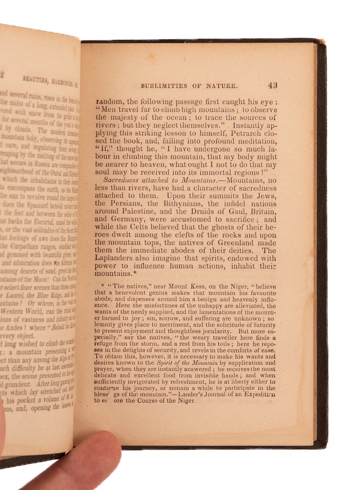1858 SUBLIMITIES OF NATURE. Owned by Civil War Officer, Turned Scam Artist, Brothel Owner, & Fugitive