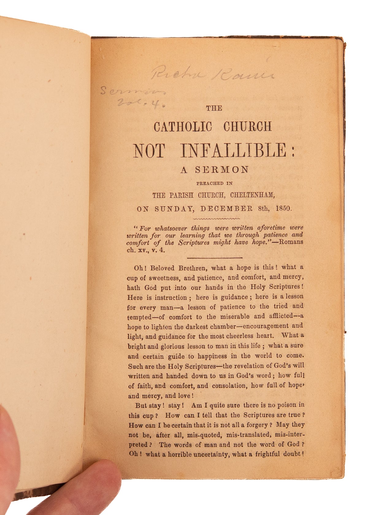 1843-1860's SERMONS. Fascinating Sammelband of Temperance, Religious Liberty, and Revival Sermons & Tracts.