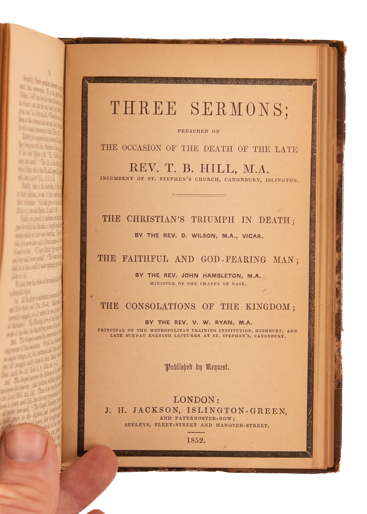 1843-1860's SERMONS. Fascinating Sammelband of Temperance, Religious Liberty, and Revival Sermons & Tracts.