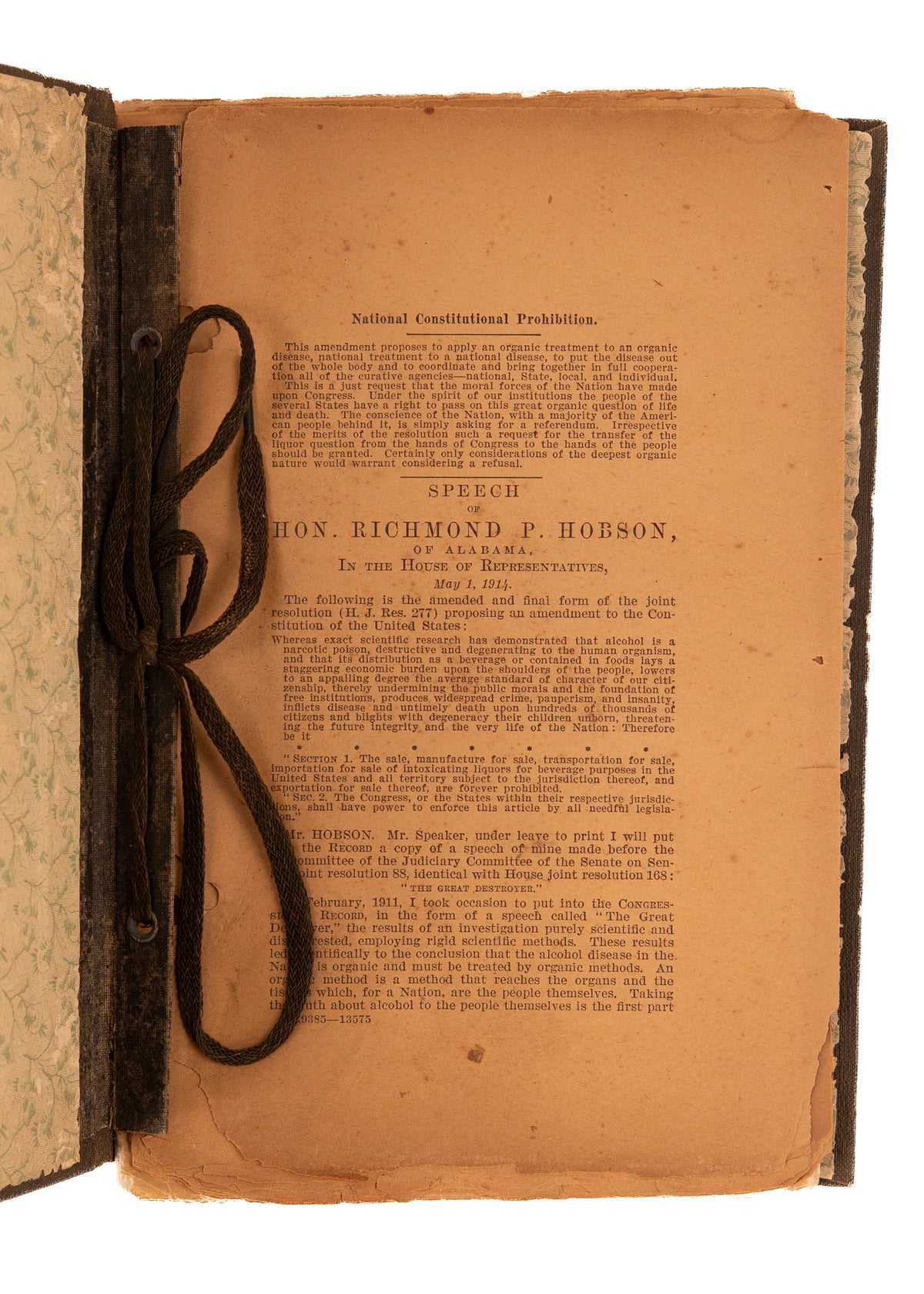 1914-1922 PROHIBITION TRACTS. Rare Group of Bootlegging, Moonshire, Effects of Prohibition, &c.