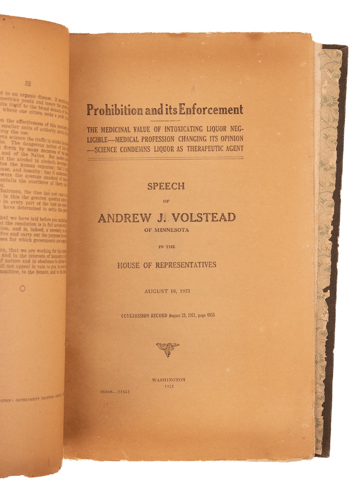 1914-1922 PROHIBITION TRACTS. Rare Group of Bootlegging, Moonshire, Effects of Prohibition, &c.