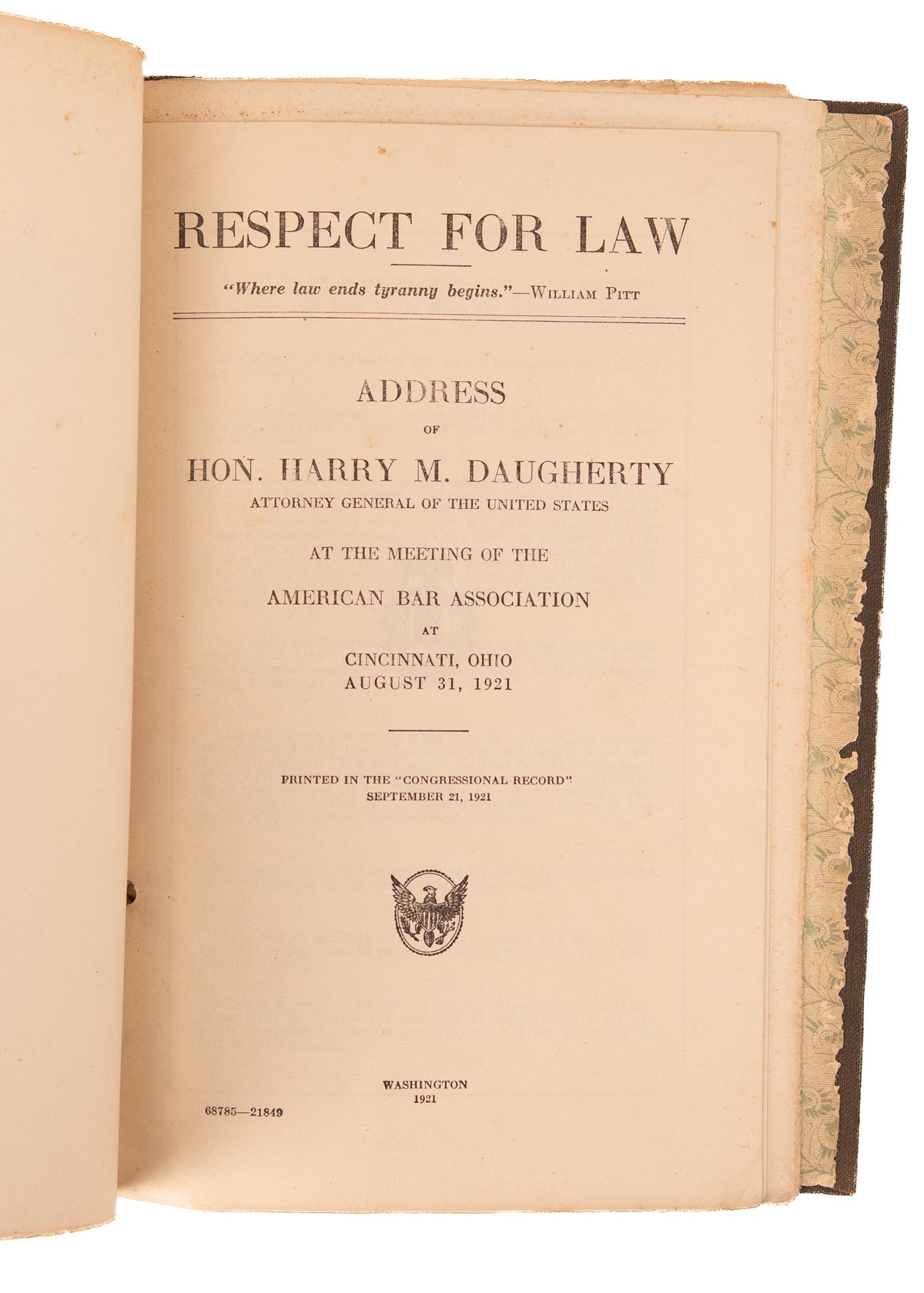 1914-1922 PROHIBITION TRACTS. Rare Group of Bootlegging, Moonshire, Effects of Prohibition, &c.