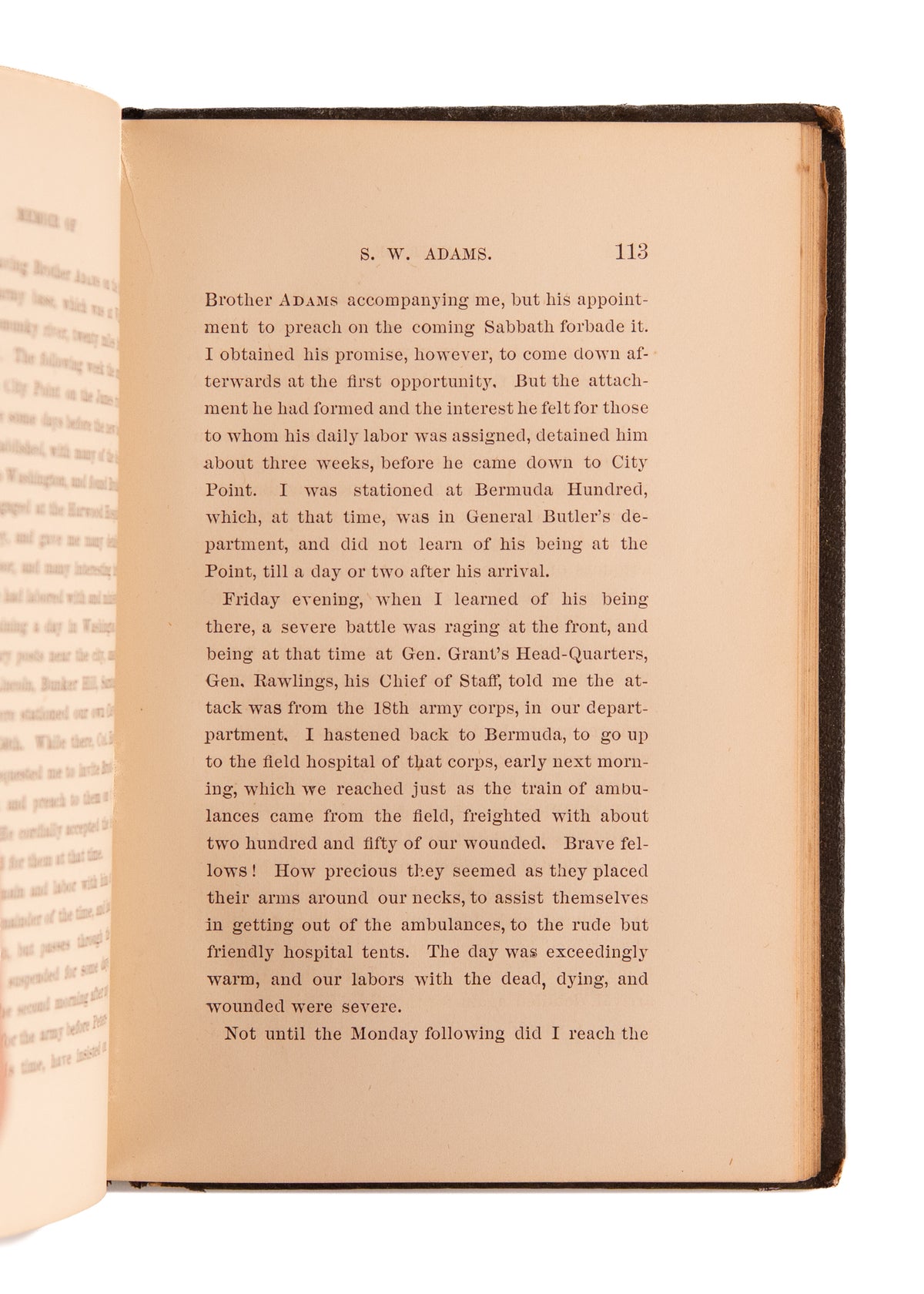 1866 BAPTIST CIVIL WAR CHAPLAIN. Memoir of Ohio Baptist who Died Serving Christian Commission.