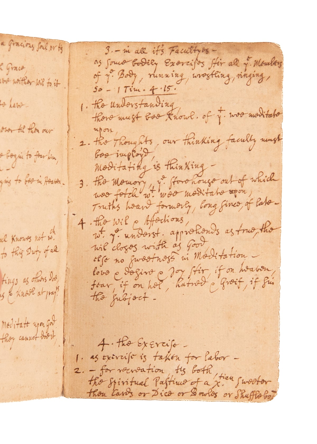 1693 MATTHEW HENRY. Matthew Henry MSs Sermon "My Meditation of Him Shall be Sweet" on Christian Contemplation.