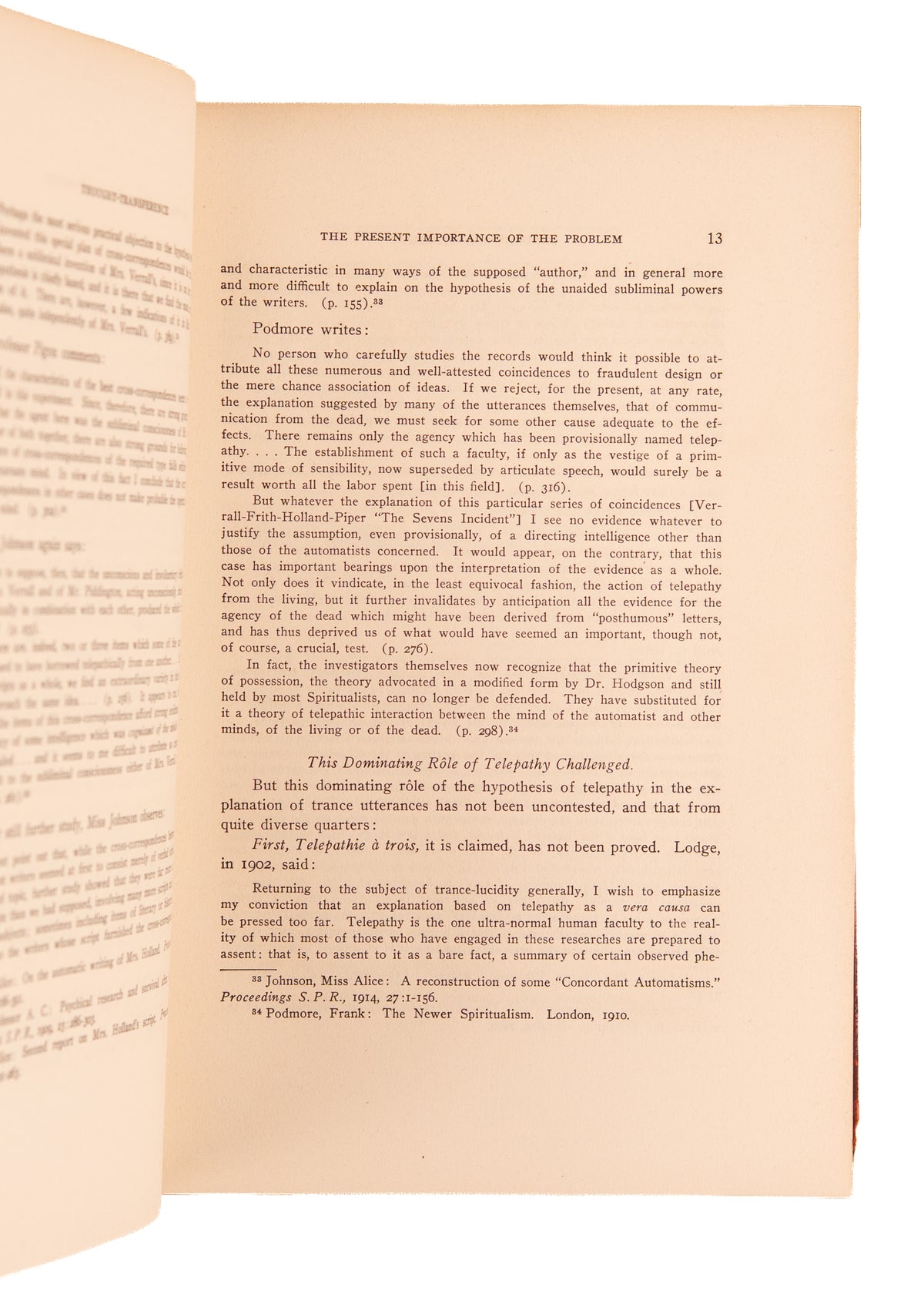 1917 PARANORMAL & MIRACULOUS. Stanford University Experiments in Psychical Research - Foundational 641pp Research