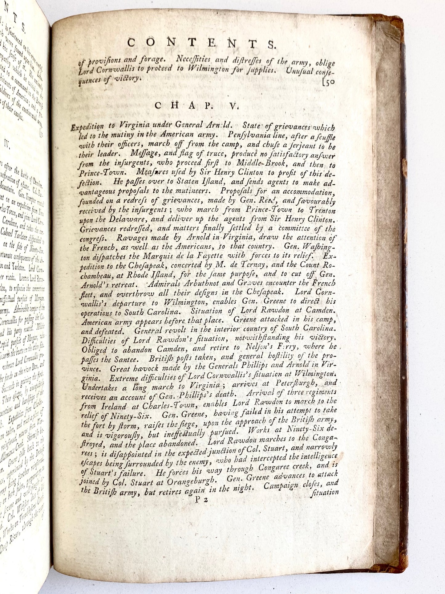 1781 AMERICAN REVOLUTION. George Washington, Benedict Arnold, Land and Sea Battle Accounts, &c.