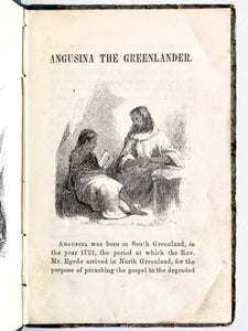 1850 GREENLAND MISSIONARY. Angusina. The First Greenlander Native Pastor. Rare Work.