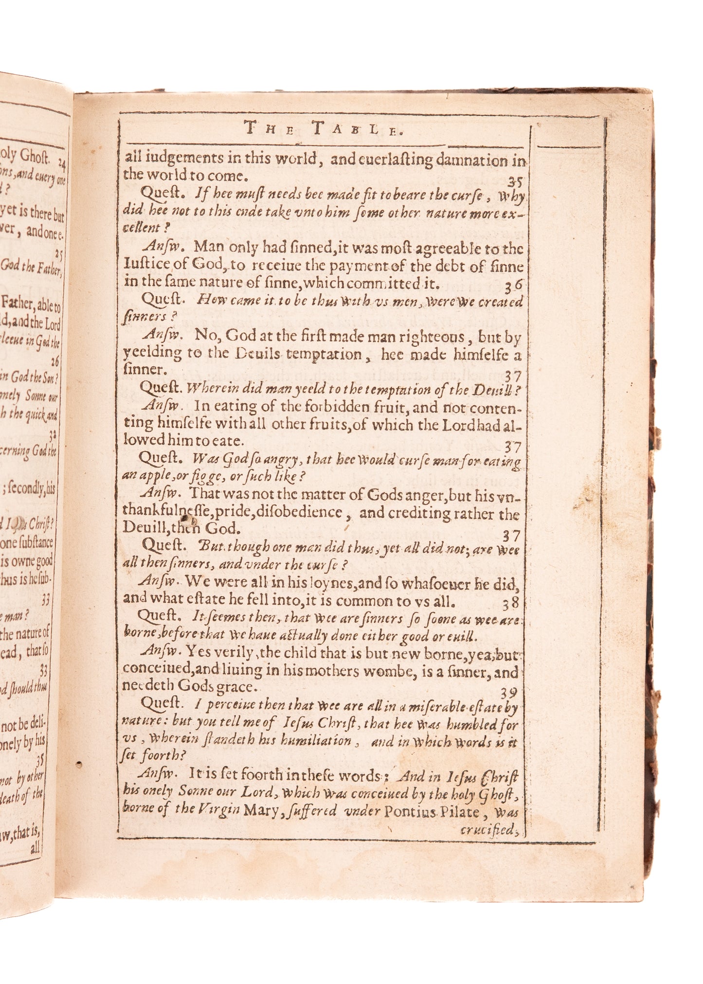 1623 JOHN MAYER. The English Catechisme Explained. Myles Standish Owned - Spurgeon Recommended.