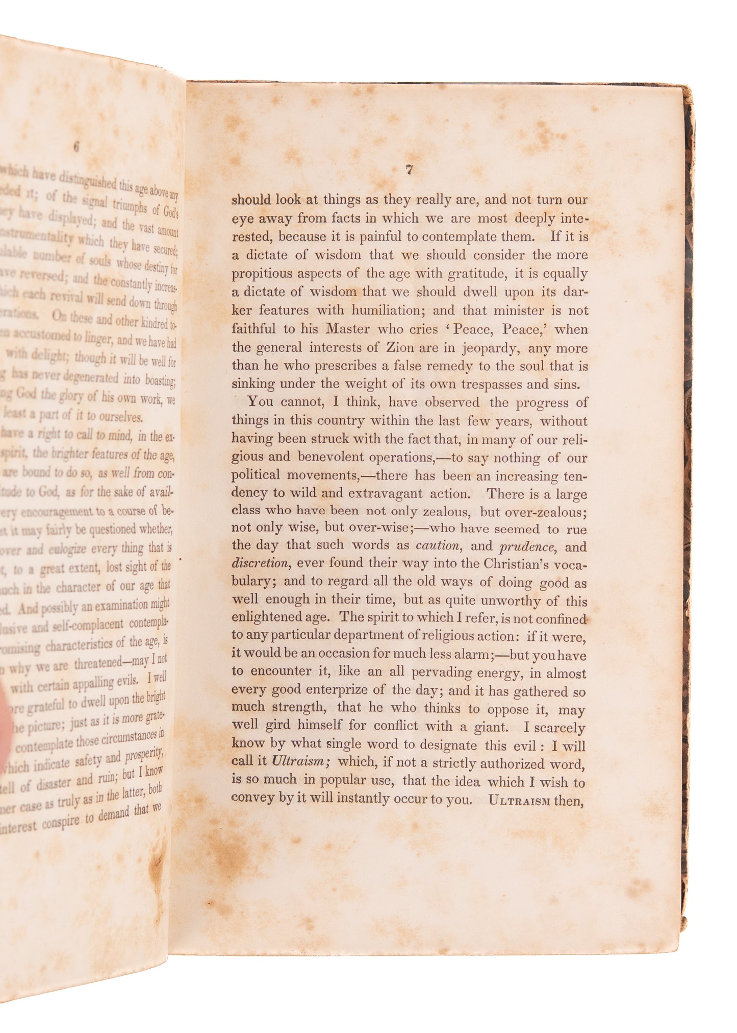 1835 AMERICAN PASTOR'S JOURNAL. Assemblage of 60 Issues of Westward Expansion Pastor's Journal