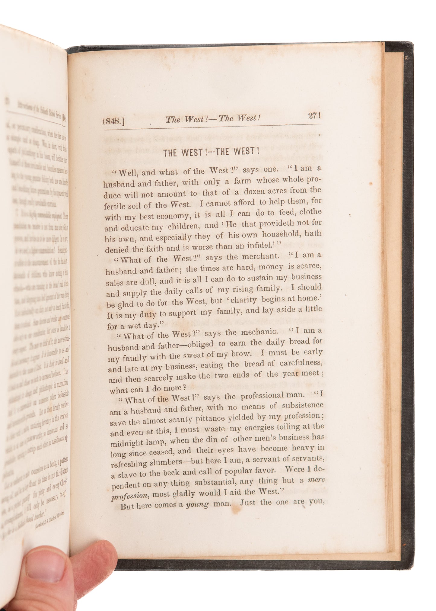 1848 THE CONGREGATIONAL VISITOR. History of Sabbath Schools and Westward Expansion.