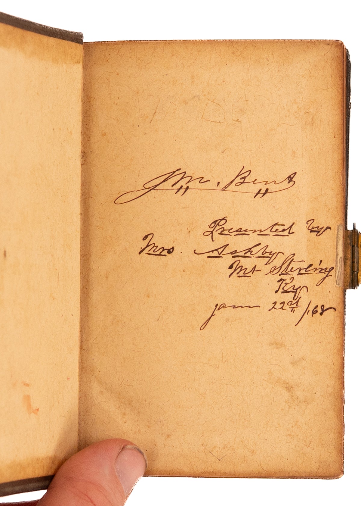 1867 KENTUCKY MEAT SHOWER. Christian Baptist Hymnal Owned by Kentucky Meat Shower Witness.
