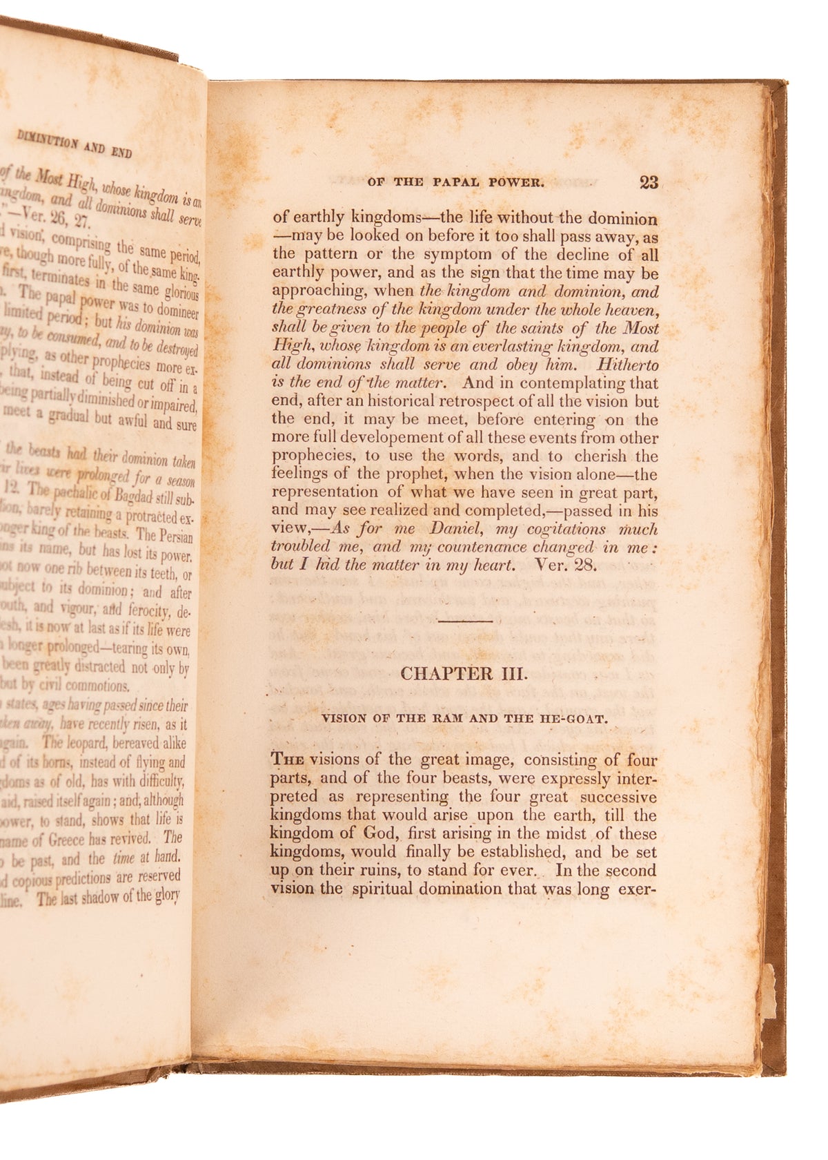 1832 ALEXANDER KEITH. First American Edition of Importanta Historicist Eschatology that Influenced Adventism &c.