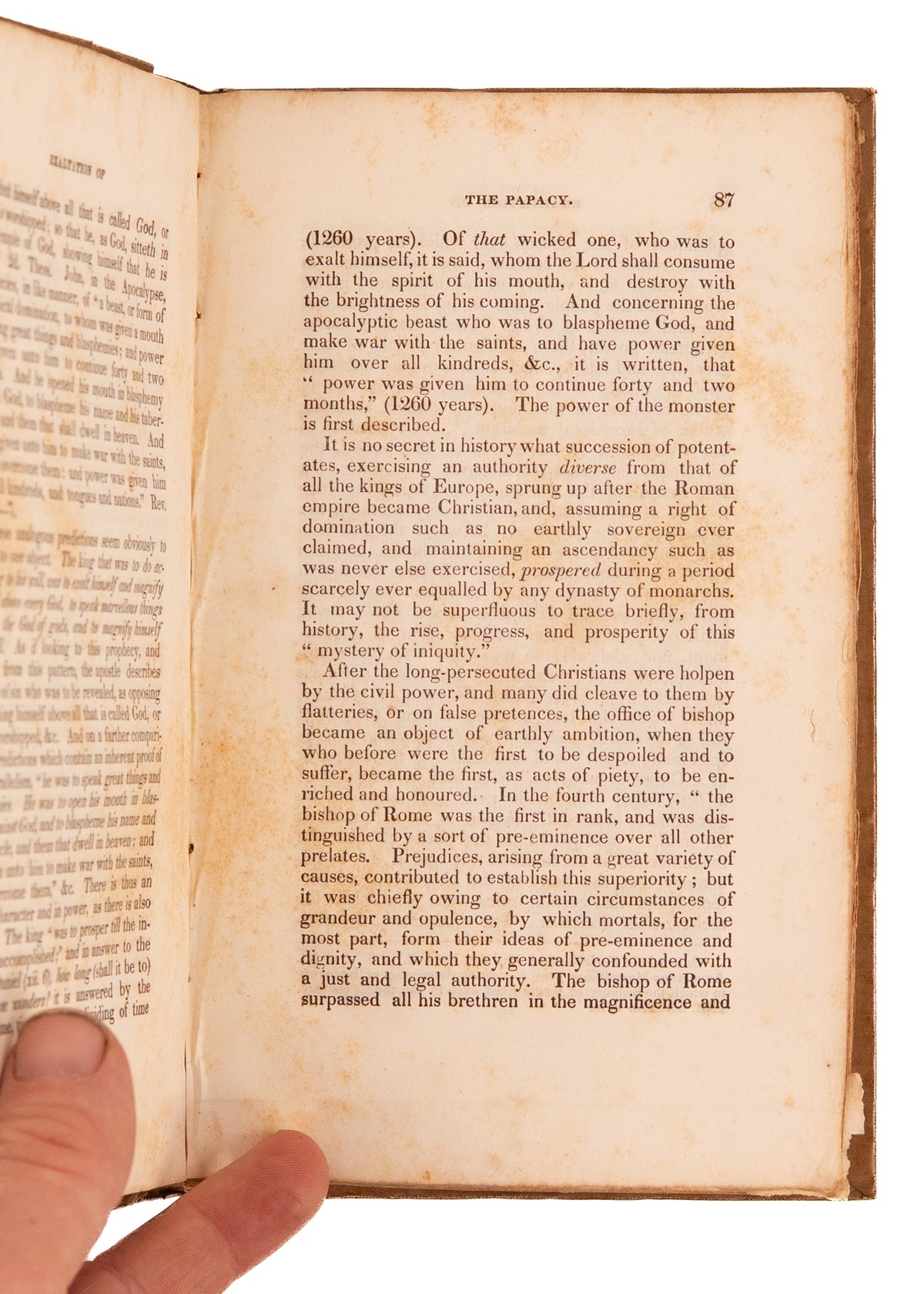 1832 ALEXANDER KEITH. First American Edition of Importanta Historicist Eschatology that Influenced Adventism &c.