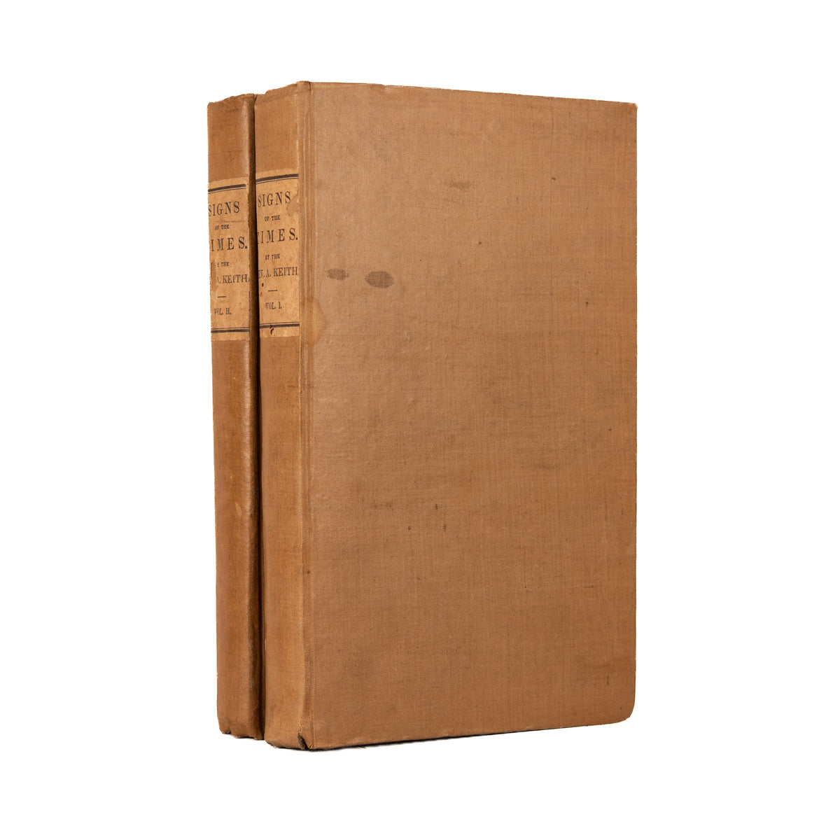 1832 ALEXANDER KEITH. First American Edition of Importanta Historicist Eschatology that Influenced Adventism &c.