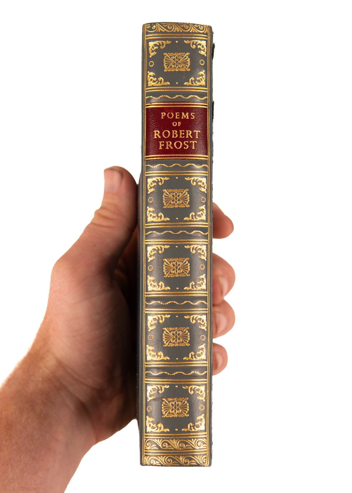 1961 ROBERT FROST. The Complete Poems, in Tiffany Blue Fine Leather by Frost of Bath.