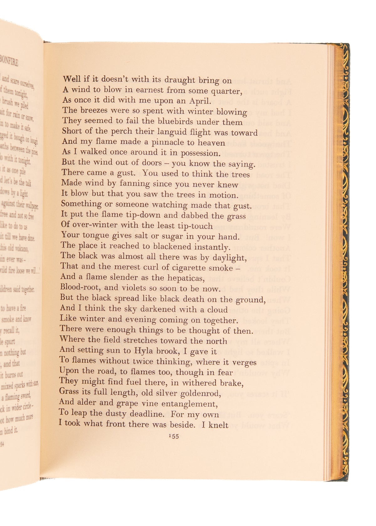 1961 ROBERT FROST. The Complete Poems, in Tiffany Blue Fine Leather by Frost of Bath.