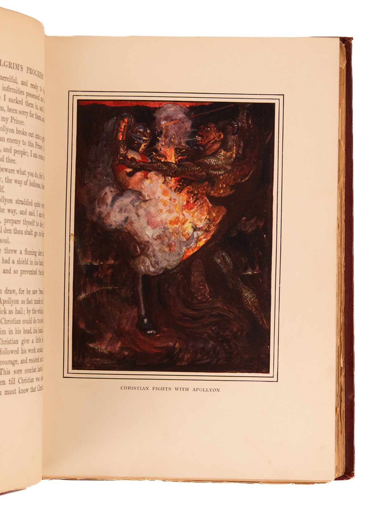 1905 JOHN BUNYAN / BYAM SHAW. Pilgrims Progress - Superbly Illustrated in Monogramed Binding.