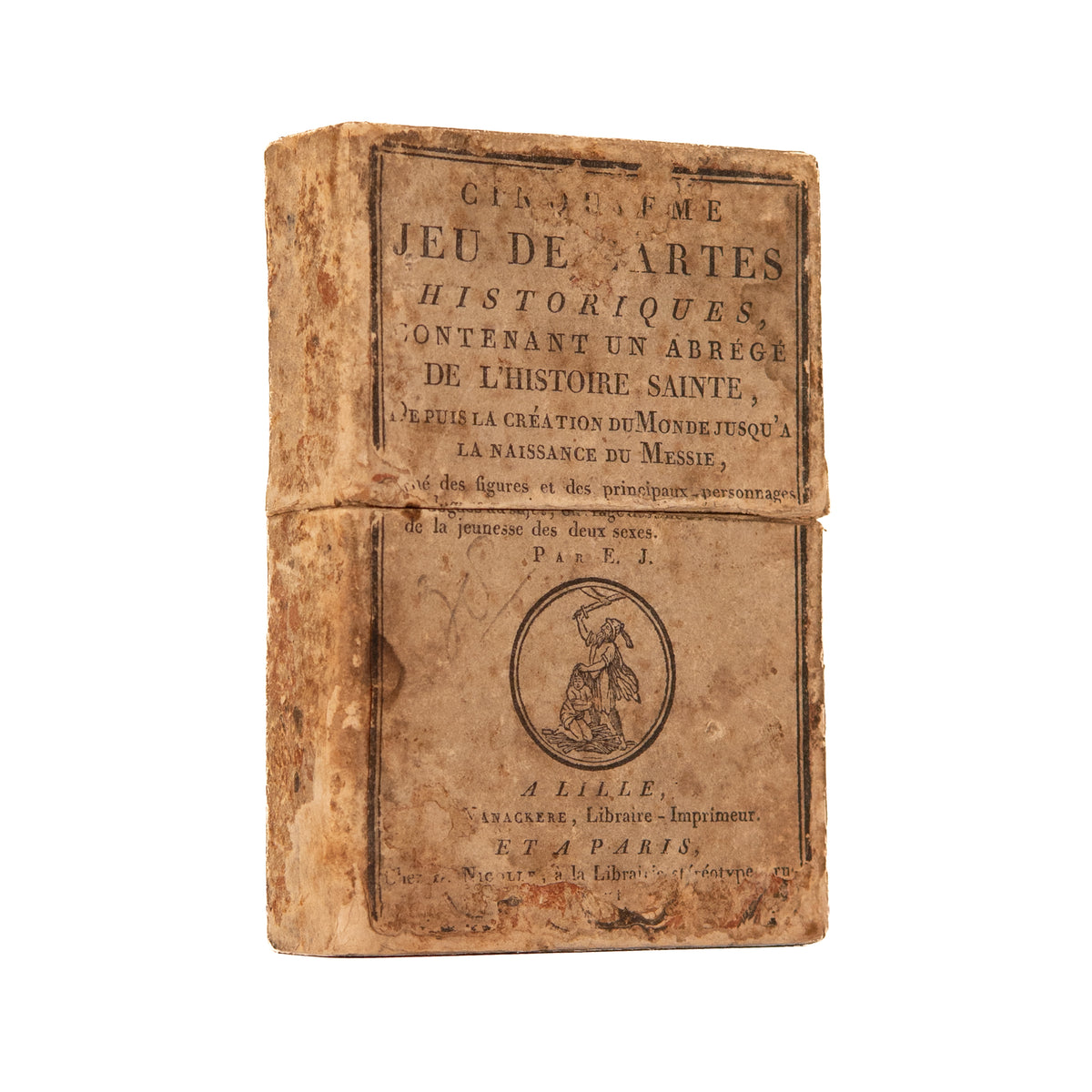 c.1815 CHILDREN'S CATECHISTICAL CARDS. To Aid Young in Learning History of Creation & Old Testament.