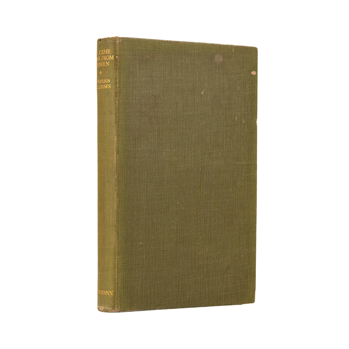 1938 CHARLES WILLIAMS - INKLINGS. He Came Down from Heaven. Signed First Edition. C. S. Lewis & Tolkien Influence.