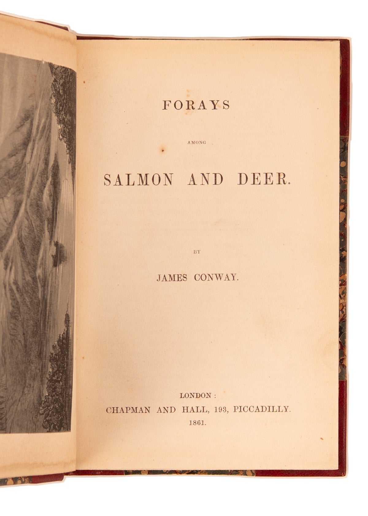 1861 HUNTING & FISHING IN SCOTLAND. On Fly Fishing for Salmon and Stalking Deer in Scottish Highlands.
