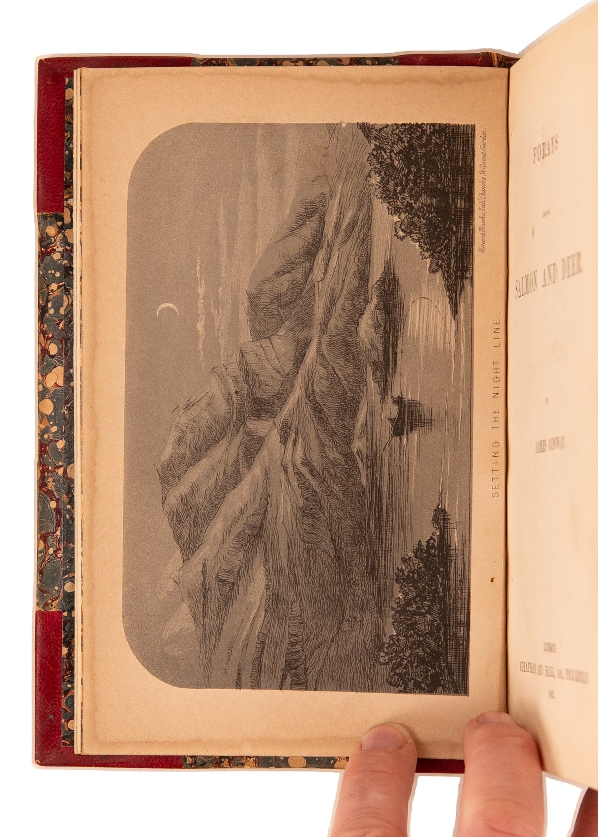 1861 HUNTING & FISHING IN SCOTLAND. On Fly Fishing for Salmon and Stalking Deer in Scottish Highlands.