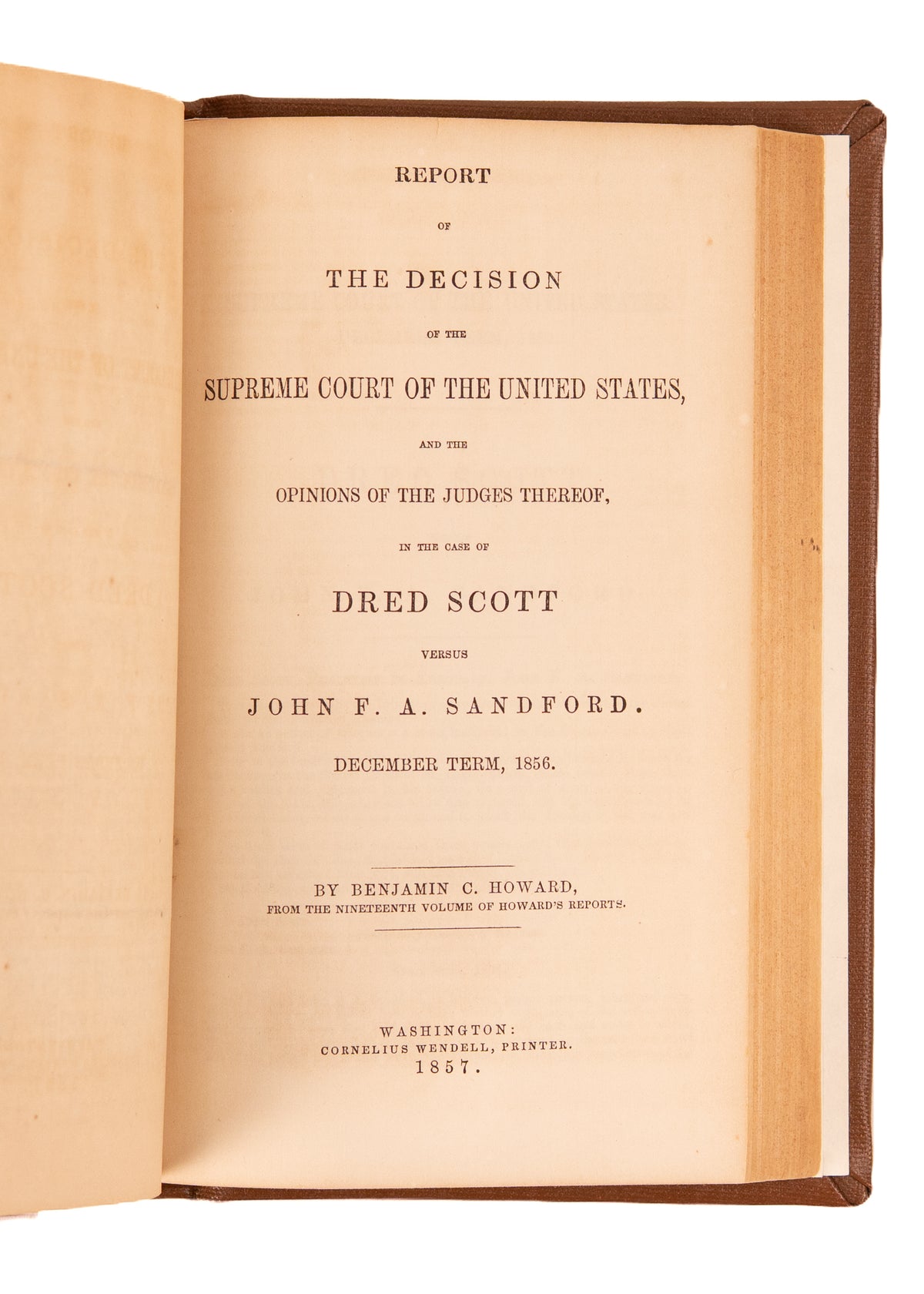 1856 DRED SCOTT. Sammelband of 31 Works on Slavery, John Brown & Harper's Ferry, Dred Scott, and the Crisis in Kansas.