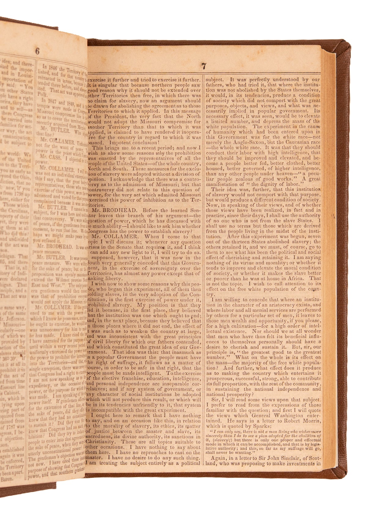 1856 DRED SCOTT. Sammelband of 31 Works on Slavery, John Brown & Harper's Ferry, Dred Scott, and the Crisis in Kansas.