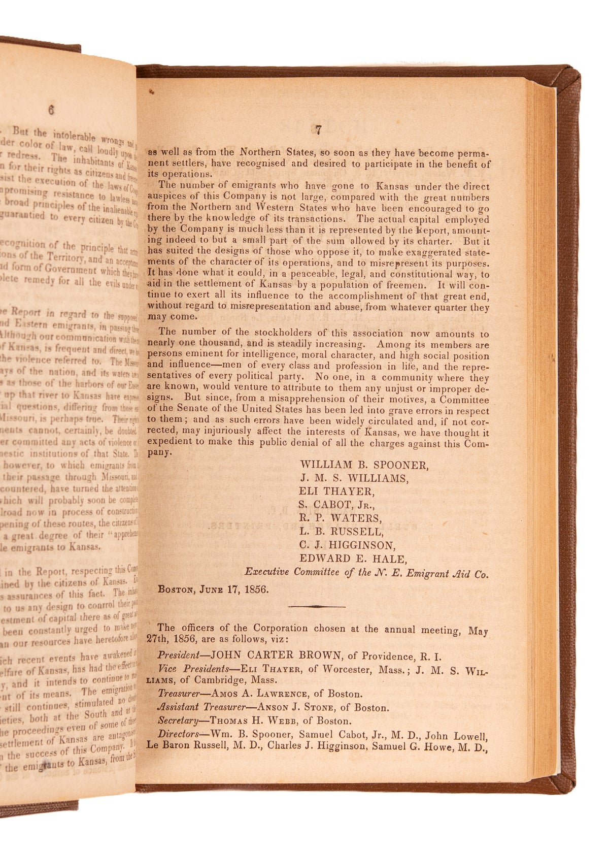 1856 DRED SCOTT. Sammelband of 31 Works on Slavery, John Brown & Harper's Ferry, Dred Scott, and the Crisis in Kansas.