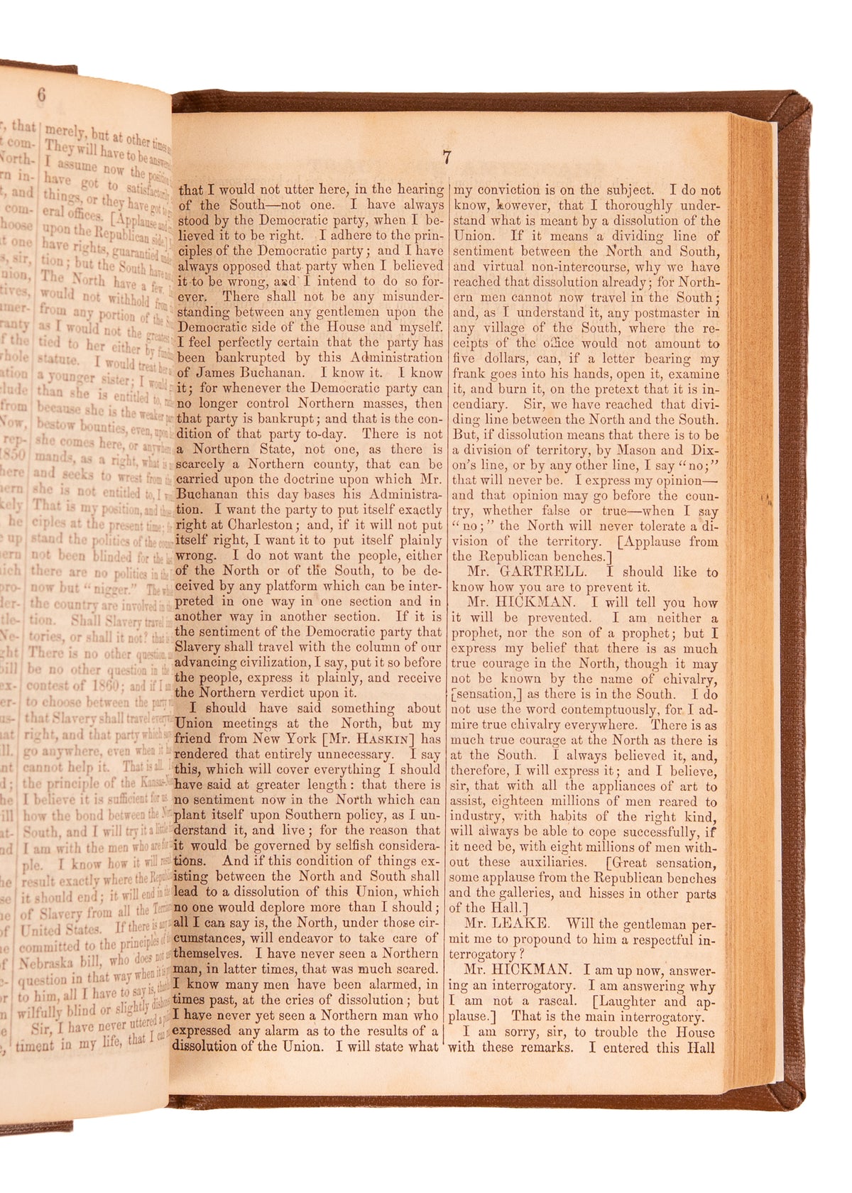 1856 DRED SCOTT. Sammelband of 31 Works on Slavery, John Brown & Harper's Ferry, Dred Scott, and the Crisis in Kansas.
