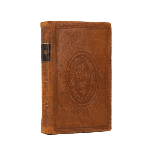 1865 PRESBYTERIAN EXCLUSIVE PSALMODY. Issued at Close of Civil War in Fine Publisher's Custom Leather.