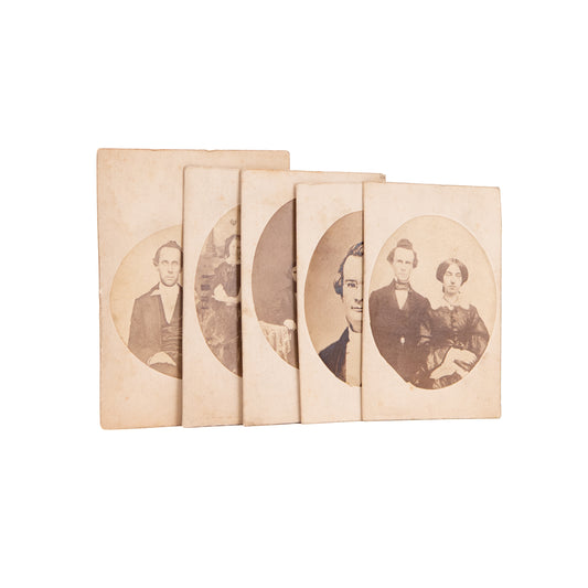 1860 UNITED PRESBYTERIAN. Important Carte de Visites of Missionaries to the Islamic World.