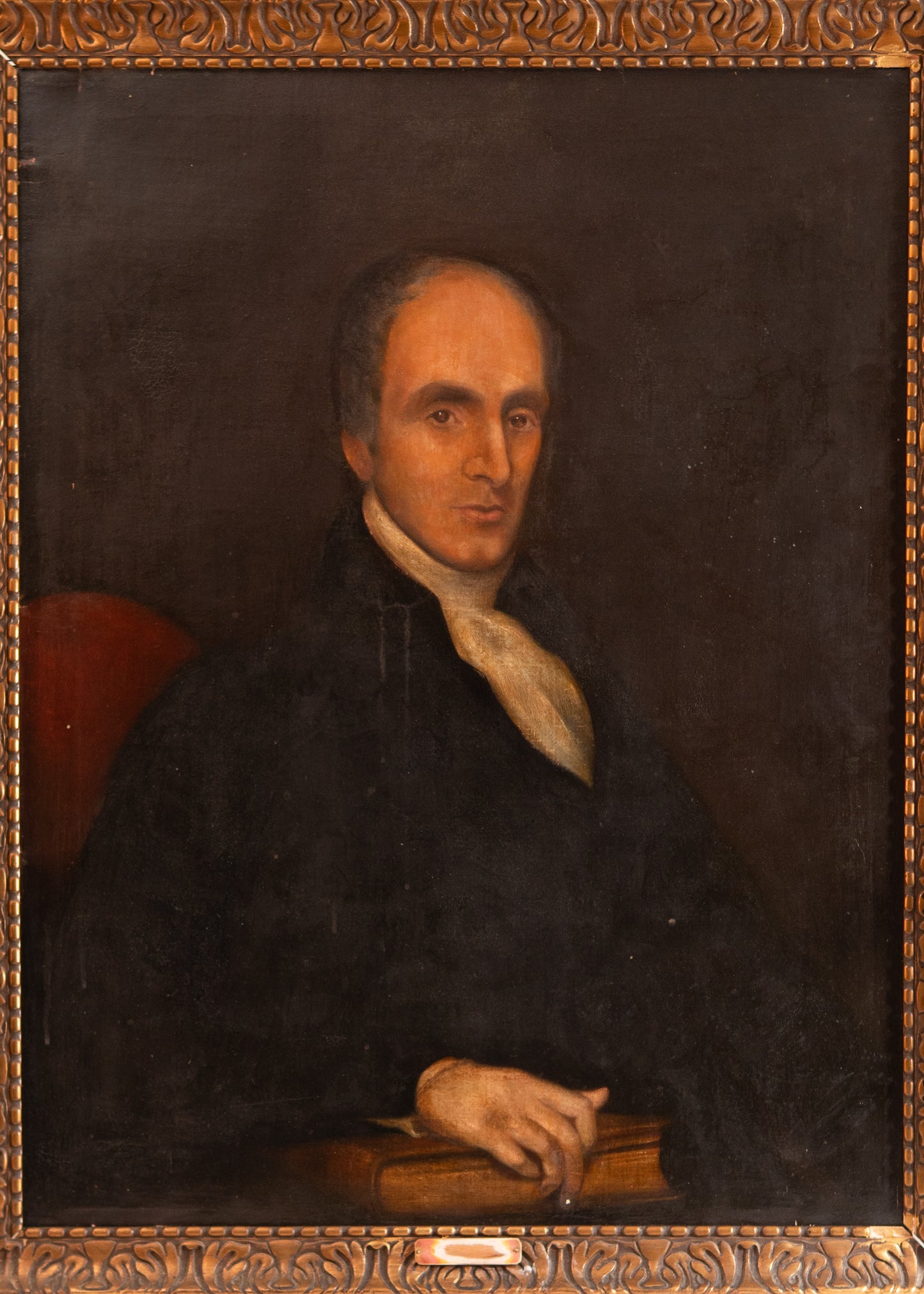 1835 RICHARD WATSON. Original and Previously Unrecorded Painting of Important Methodist Theologian.