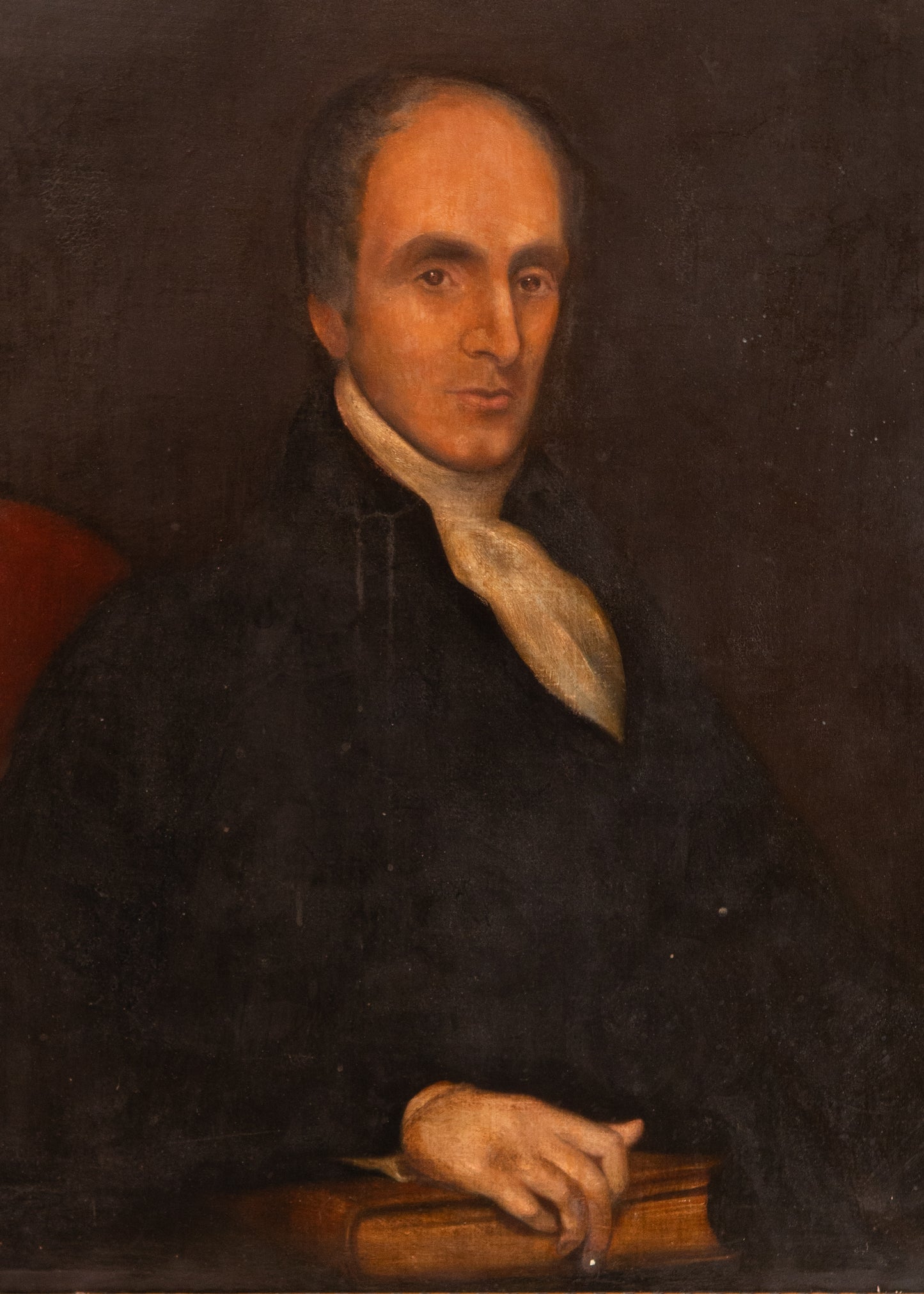 1835 RICHARD WATSON. Original and Previously Unrecorded Painting of Important Methodist Theologian.