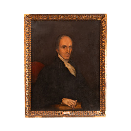 1835 RICHARD WATSON. Original and Previously Unrecorded Painting of Important Methodist Theologian.