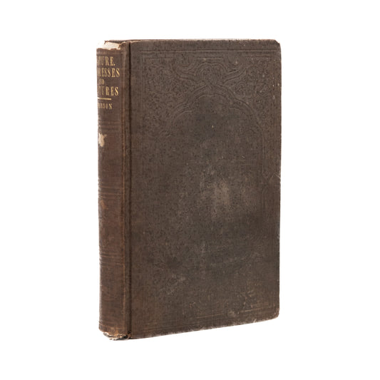 1849 RALPH WALDO EMERSON. Nature; Addresses and Lectures. First Edition on Transcendentalism